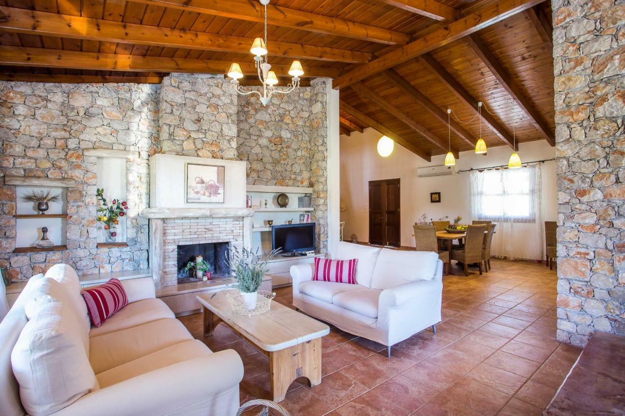 Sunny Countryside Villa - With Private Pool Faliraki Exteriör bild